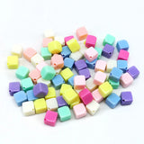 10mm Square Acrylic Beads Jelly Candy DIY Jewelry Accessories