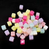 10mm Square Acrylic Beads Jelly Candy DIY Jewelry Accessories