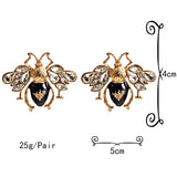 Crystal Metal Earrings Fine Drop Earring High-quality Jewelry