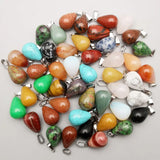 Natural Stone Pendants for Jewelry Making - 50Pcs/lot
