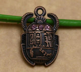 Rhinestone Scarab Charm Pendant Necklace/Bracelets DIY Jewelry