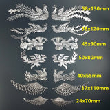 Bronze Tone Filigree Crafts Embellishments Findings