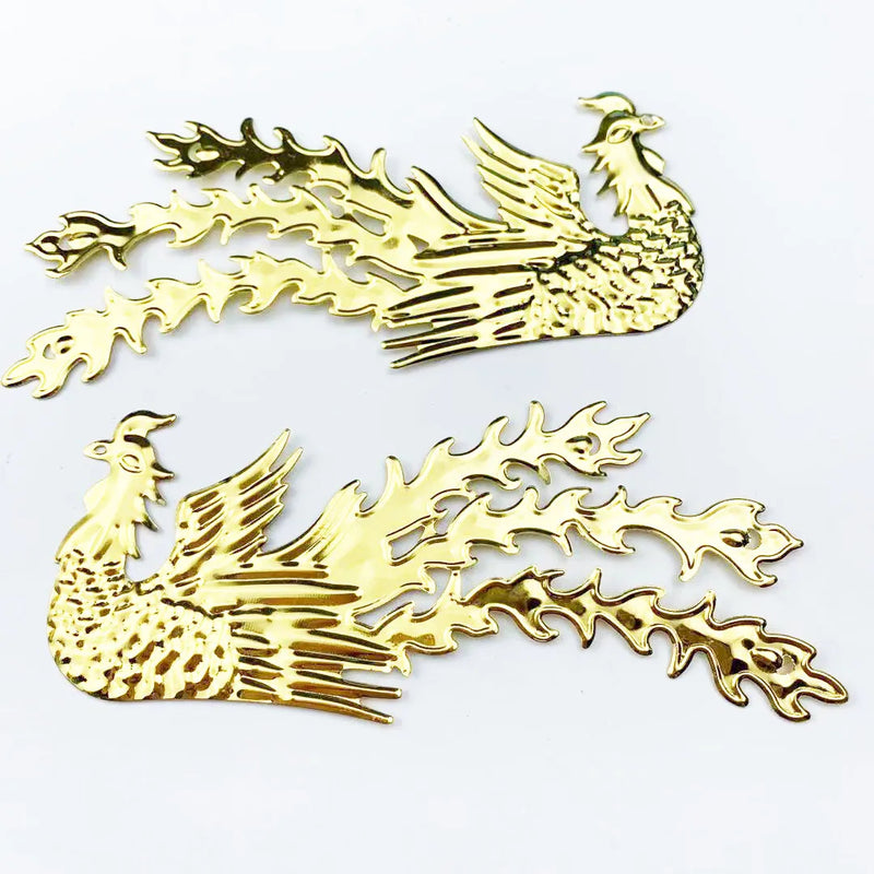 Bronze Tone Filigree Crafts Embellishments Findings