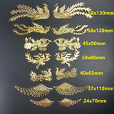 Bronze Tone Filigree Crafts Embellishments Findings