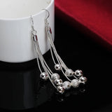 925 Silver Tassels Beads Set Wedding Gift