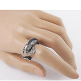 Fish Ring Women's Girl's Retro Burnished Animal Carp Ring Jewelry