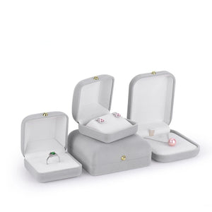 Flannel Jewelry Case Ring Storage Necklace Box