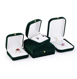 Flannel Jewelry Case Ring Storage Necklace Box