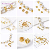 Flower Beads Caps 18K Plated Brass for Jewelry Making