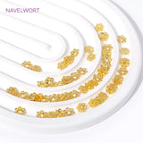 Flower Beads Caps 18K Plated Brass for Jewelry Making