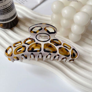 French Classic Large Acetate Hair Clip Claw for Woman Girls