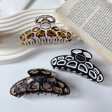 French Classic Large Acetate Hair Clip Claw for Woman Girls