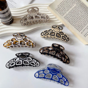 French Classic Large Acetate Hair Clip Claw for Woman Girls
