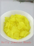 1000pcs/lot Frosted Acrylic Leaf Beads 11*18mm