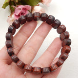 African Red Stone Bracelet for Women, Handmade Jewelry