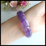 Handmade Amethyst Bracelet for Women, DIY Jewelry Supply