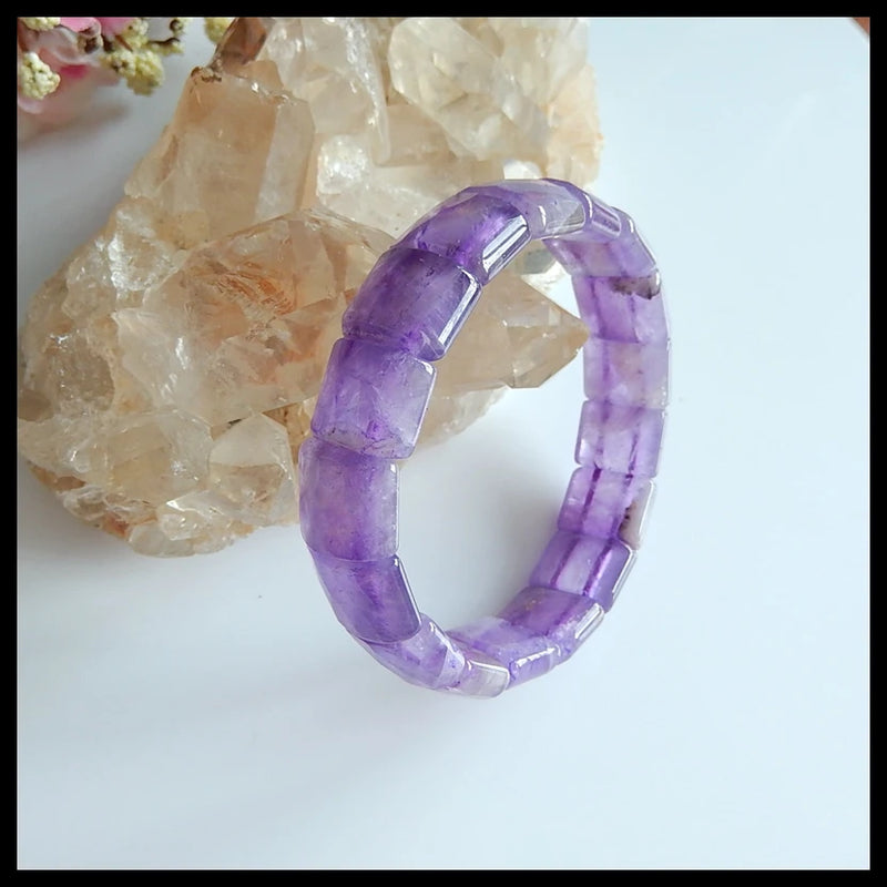 Handmade Amethyst Bracelet for Women, DIY Jewelry Supply