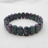 Gemstone Carved Bracelet for Women, 14x8x5mm