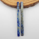 Natural Lapis Lazuli Earrings 56x4x4mm Bead