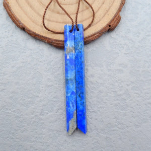 Natural Lapis Lazuli Jewelry Earrings Bead 56x4x4mm