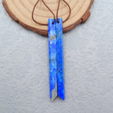 Natural Lapis Lazuli Jewelry Earrings Bead 56x4x4mm