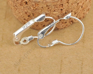 925 Sterling Silver Beading Earring Dangle Hooks