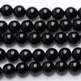 Natural Tourmaline Gemstone Round Beads Bracelet Necklace DIY Jewelry