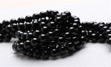 Natural Tourmaline Gemstone Round Beads Bracelet Necklace DIY Jewelry
