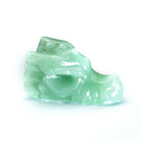 Natural Crystal Jade Archaeological Dragon Head Gem Carving Set