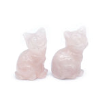 Natural Green Aventurine Carving Cat in Animal Box