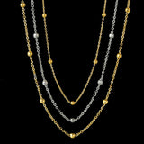 10pcs/lot 1.5mm Tiny Beaded Stainless Steel Link Chain for Jewelry