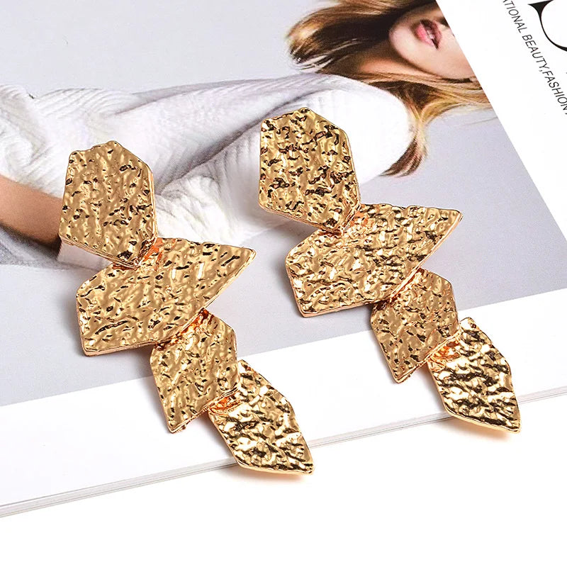 Metal Dangle Long Drop Earrings Fine Jewelry Accessories For Women