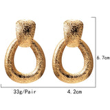 Metal Drop Earrings Fine Jewelry Accessories Hanging Dangle Long Pendientes