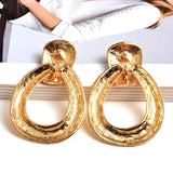 Metal Drop Earrings Fine Jewelry Accessories Hanging Dangle Long Pendientes