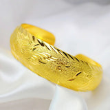 28mm Wedding Cuff Bangle, Heavy Bangles for Women