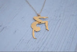 Gymnastics Necklace Girl Gymnast Dance Teacher Jewelry