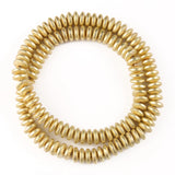 Hematite Rondelle Beads Natural Stone for Jewelry Making
