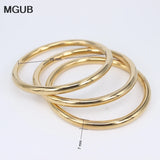 7mm Stainless Steel Bangles Set for Women LH805