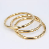 7mm Stainless Steel Bangles Set for Women LH805