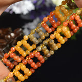 Golden Silk Stone Bracelets Hand Weave Stone Bracelet For Women