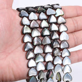 Gray Shell Beads Mother of Pearl for DIY Jewelry Making