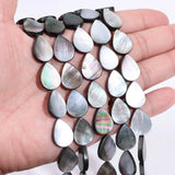 Gray Shell Beads Mother of Pearl for DIY Jewelry Making
