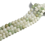 Green Burmese Jade Round Stone Beads 8/10MM 15''