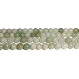 Green Burmese Jade Round Stone Beads 8/10MM 15''