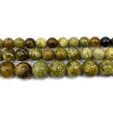 Green Garnet Round Gemstone Beads 6/8/10MM