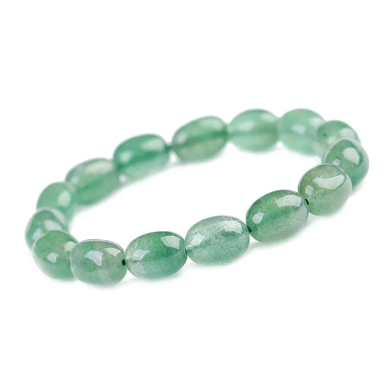 Green Strawberry Crystal Bracelet Fortune Beads Bracelet Women Gift Bangle