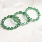 Green Strawberry Crystal Bracelet Fortune Beads Bracelet Women Gift Bangle