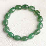 Green Strawberry Crystal Bracelet Fortune Beads Bracelet Women Gift Bangle