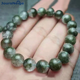Green Ghost Crystal Bracelet 10mm Beads Stone Hand String for Men Women