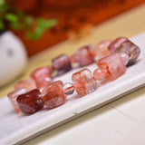 Gum Flower Square Stone Bracelet Crystal Jewelry